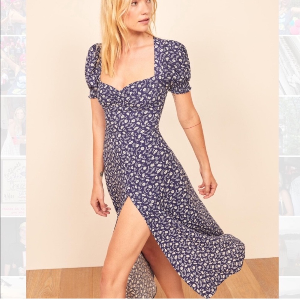 Reformation Lacey Midi Dress